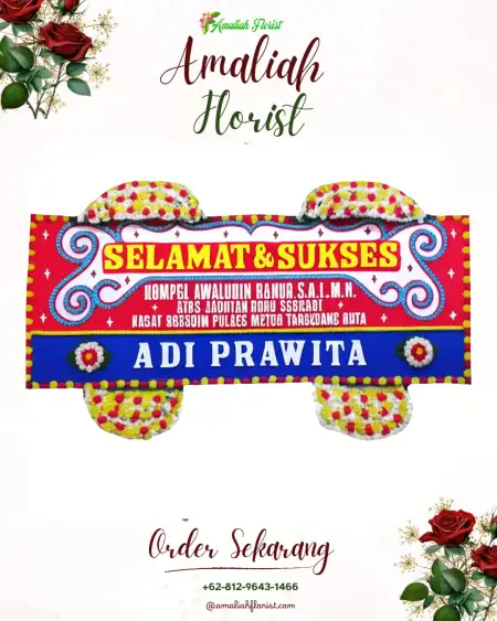 Papan Bunga Ucapan Selamat Abeli Dalam